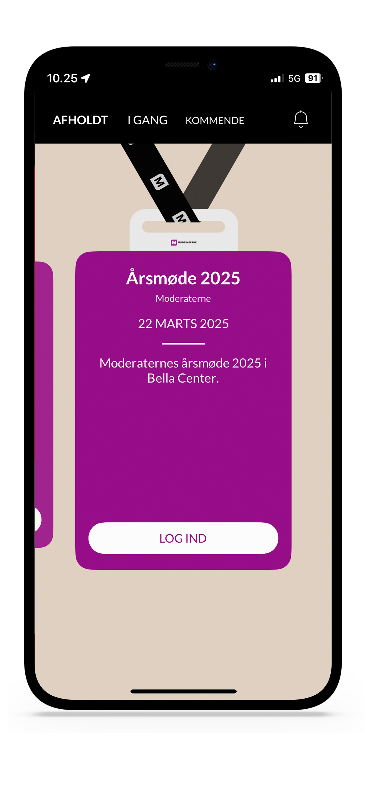 GO Mobile event app til iPhone. Vi har selvfølgelig også til Android, iPad og web